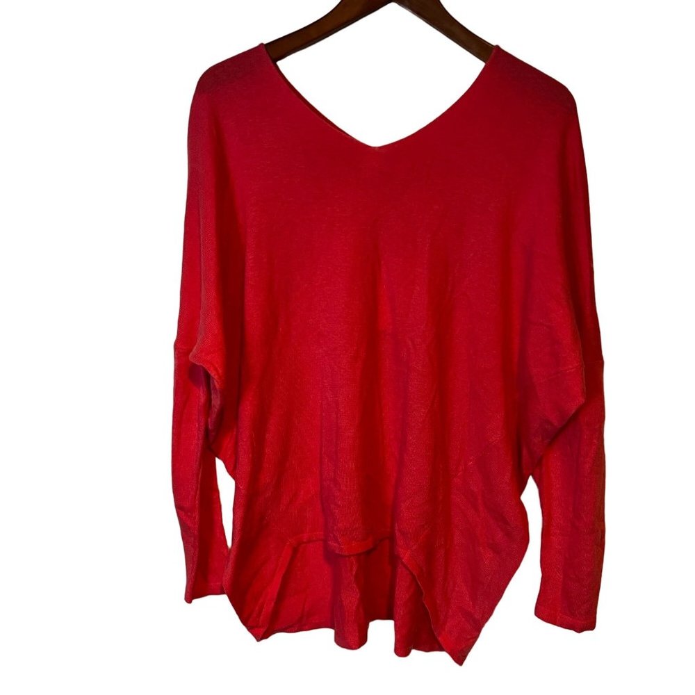 NEW Hyped Unicorn Sweater Pullover Batwing Sleeves Pink Oversized Womens M - L